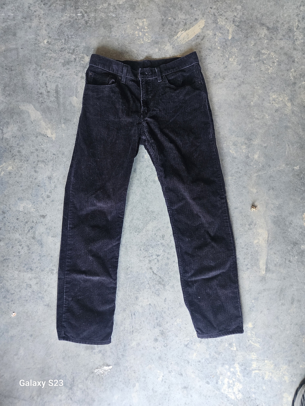 Levi’s 511 Black Corduroy Slim Fit Pants Men’s 30x30 Dark Wash Cord Jeans